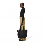 Shopper Tote Bag Mini, Farbe: schwarz, grau, beige, Marke: Rains, Abmessungen in cm: 35x36x13, Bild 4 von 4