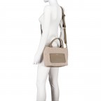 Handtasche Eco Fur Florian Raquel S Ivory Oliv, Farbe: grün/oliv, Marke: Abro, EAN: 4067278101101, Abmessungen in cm: 22x20x11, Bild 6 von 7