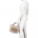 Handtasche Eco Fur Florian Raquel S Ivory Oliv, Farbe: grün/oliv, Marke: Abro, EAN: 4067278101101, Abmessungen in cm: 22x20x11, Bild 4 von 7