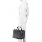 Handtasche Meridian 4g-logo Dove, Farbe: grau, Marke: Guess, EAN: 0190231847731, Abmessungen in cm: 32x24x12, Bild 5 von 9