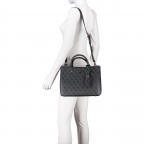 Handtasche Meridian 4g-logo Dove, Farbe: grau, Marke: Guess, EAN: 0190231847731, Abmessungen in cm: 32x24x12, Bild 6 von 9