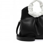 Handtasche NFT Web 3.0 Cityshopper mit austauschbaren Griffpaaren Black White, Farbe: schwarz, Marke: Suri Frey, EAN: 4056185200168, Abmessungen in cm: 31x27x13, Bild 6 von 6