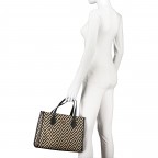 Handtasche Silvana Black, Farbe: schwarz, Marke: Guess, EAN: 0190231814894, Abmessungen in cm: 33.5x25.5x12.5, Bild 4 von 7