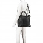Handtasche mit zwei Schulterriemen Cioccolata, Farbe: braun, Marke: Hausfelder Manufaktur, EAN: 4065646019935, Abmessungen in cm: 35x32x1.5, Bild 6 von 7