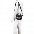 Handtasche Le Pliage Université XS Navy, Farbe: blau/petrol, Marke: Longchamp, EAN: 3597922478477, Abmessungen in cm: 17x14x10, Bild 5 von 7