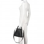 Handtasche Le Foulonné 021-10233 variabel in der Form Black, Farbe: schwarz, Marke: Longchamp, EAN: 3597922447817, Abmessungen in cm: 22.5x22x17, Bild 4 von 7