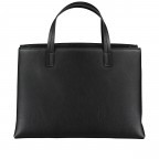 Handtasche Bel Tote Bag, Farbe: schwarz, beige, Marke: HUGO, Abmessungen in cm: 38x26.5x13, Bild 3 von 7