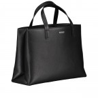 Handtasche Bel Tote Bag, Farbe: schwarz, beige, Marke: HUGO, Abmessungen in cm: 38x26.5x13, Bild 2 von 7