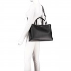 Handtasche Bel Tote Bag, Farbe: schwarz, beige, Marke: HUGO, Abmessungen in cm: 38x26.5x13, Bild 6 von 7