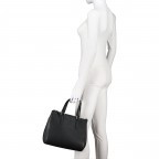 Handtasche, Marke: Hausfelder Manufaktur, Abmessungen in cm: 26.5x24.5x13.5, Bild 4 von 7