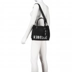 Handtasche Poppy Plum, Farbe: flieder/lila, Marke: Rebelle, EAN: 8058189276367, Abmessungen in cm: 26.5x22x14, Bild 5 von 7
