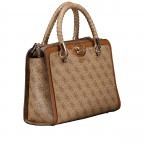 Handtasche Orlina Satchel, Farbe: anthrazit, cognac, Marke: Guess, Abmessungen in cm: 29.2x21x10, Bild 2 von 7