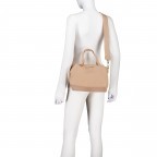 Handtasche Blossom Relove Recycle, Farbe: schwarz, beige, Marke: Valentino Bags, Abmessungen in cm: 26x18.5x15, Bild 6 von 7