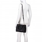 Handtasche Rised Relove Recycle, Farbe: schwarz, beige, Marke: Valentino Bags, Abmessungen in cm: 26.5x22.5x12.5, Bild 5 von 7