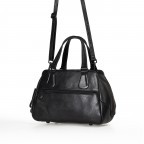Handtasche Grandma's Luxury Club Mrs. Peanut Brittle, Farbe: schwarz, blau/petrol, cognac, beige, Marke: Aunts & Uncles, Abmessungen in cm: 27.5x20x12.5, Bild 3 von 9