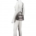 Handtasche Metallic, Marke: Hausfelder Manufaktur, Abmessungen in cm: 23x18x10, Bild 6 von 7