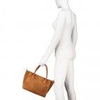Handtasche Velours, Marke: Hausfelder Manufaktur, Abmessungen in cm: 28x22x14.5, Bild 4 von 8