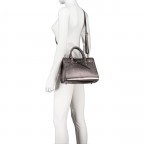 Handtasche Metallic, Marke: Hausfelder Manufaktur, Abmessungen in cm: 28.5x21x12, Bild 6 von 7