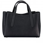 Handtasche Anett Tote Bag M, Farbe: schwarz, beige, Marke: BOSS, Abmessungen in cm: 30x20x14, Bild 3 von 7