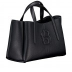 Handtasche Anett Tote Bag M, Farbe: schwarz, beige, Marke: BOSS, Abmessungen in cm: 30x20x14, Bild 2 von 7