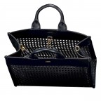Handtasche Sandy Tote Bag, Farbe: schwarz, cognac, Marke: Boss, Abmessungen in cm: 36x28.5x15, Bild 6 von 6