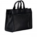 Handtasche Sandy Tote Bag, Farbe: schwarz, cognac, Marke: Boss, Abmessungen in cm: 36x28.5x15, Bild 2 von 6