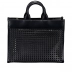 Handtasche Sandy Tote Bag, Farbe: schwarz, cognac, Marke: Boss, Abmessungen in cm: 36x28.5x15, Bild 3 von 6