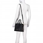 Handtasche Sallie Relove Recycle, Farbe: schwarz, beige, Marke: Valentino Bags, Abmessungen in cm: 28x20.5x10, Bild 5 von 7
