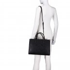 Handtasche Samba Relove Recycle, Farbe: schwarz, beige, Marke: Valentino Bags, Abmessungen in cm: 34.5x25.5x15, Bild 5 von 8