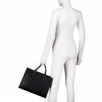 Handtasche Samba Relove Recycle, Farbe: schwarz, beige, Marke: Valentino Bags, Abmessungen in cm: 34.5x25.5x15, Bild 4 von 8