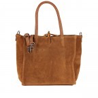 Handtasche Velours, Farbe: anthrazit, braun, taupe/khaki, grün/oliv, beige, Marke: Hausfelder Manufaktur, Abmessungen in cm: 22x22x8, Bild 1 von 8