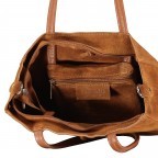 Handtasche Velours, Farbe: anthrazit, braun, taupe/khaki, grün/oliv, beige, Marke: Hausfelder Manufaktur, Abmessungen in cm: 22x22x8, Bild 8 von 8