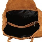 Handtasche Velours, Farbe: braun, taupe/khaki, Marke: Hausfelder Manufaktur, Abmessungen in cm: 30.5x23x12.5, Bild 7 von 7