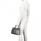 Handtasche Leoprint, Marke: Hausfelder Manufaktur, Abmessungen in cm: 23x18x10, Bild 4 von 7