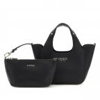Handtasche Helina mit herausnehmbarer Tasche, Farbe: schwarz, beige, Marke: Guess, Abmessungen in cm: 16.5x16.5x8.8, Bild 1 von 9