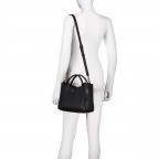 Handtasche Brenton, Farbe: schwarz, beige, Marke: Guess, Abmessungen in cm: 28x21.5x10, Bild 5 von 8