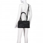 Shopper Lugano 481, Farbe: schwarz, blau/petrol, Marke: Flanigan, Abmessungen in cm: 32x20.5x10, Bild 6 von 8