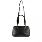 Shopper Lugano 481, Farbe: schwarz, blau/petrol, Marke: Flanigan, Abmessungen in cm: 32x20.5x10, Bild 5 von 5