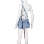Handtasche Abby 14625, Farbe: blau/petrol, beige, Marke: Suri Frey, Abmessungen in cm: 32x24x13, Bild 5 von 8