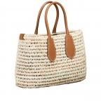 Korbtasche Palimito-Dalia Lola, Farbe: cognac, beige, Marke: Abro, Abmessungen in cm: 40x28.5x14, Bild 2 von 5