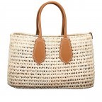 Korbtasche Palimito-Dalia Lola, Farbe: cognac, beige, Marke: Abro, Abmessungen in cm: 40x28.5x14, Bild 3 von 5