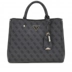 Handtasche Meridian II 4G-Logo, Farbe: anthrazit, braun, Marke: Guess, Abmessungen in cm: 30x25x10, Bild 1 von 8
