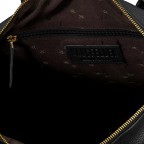 Handtasche, Farbe: schwarz, blau/petrol, beige, Marke: Hausfelder Manufaktur, Abmessungen in cm: 36x27.5x10, Bild 7 von 7