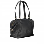 Handtasche mit Goldfittings, Marke: Hausfelder Manufaktur, Abmessungen in cm: 23.5x17x11, Bild 2 von 8