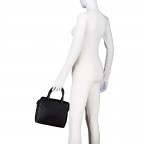 Handtasche Hermosa, Farbe: schwarz, cognac, Marke: The Chesterfield Brand, Abmessungen in cm: 26x22.5x11, Bild 3 von 9