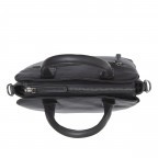 Handtasche Hermosa, Farbe: schwarz, cognac, Marke: The Chesterfield Brand, Abmessungen in cm: 26x22.5x11, Bild 6 von 9