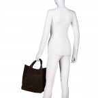 Handtasche Suede Shopper Essential Medium Camel, Farbe: cognac, Marke: Abro, EAN: 4067278767390, Abmessungen in cm: 32x32x18, Bild 6 von 9