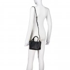 Tasche Tekla Cosmo Mini, Farbe: schwarz, taupe/khaki, Marke: Abro, Abmessungen in cm: 15.5x13x11, Bild 6 von 8