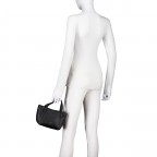 Tasche Tekla Cosmo Mini, Farbe: schwarz, taupe/khaki, Marke: Abro, Abmessungen in cm: 15.5x13x11, Bild 5 von 8