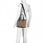 Handtasche Mosaico Lara SHZ, Farbe: braun, beige, Marke: Joop!, Abmessungen in cm: 26.5x21.5x10.5, Bild 5 von 8